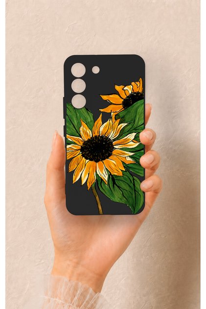 Samsung S22 Compatible Moonflower Patterned Silicone Case