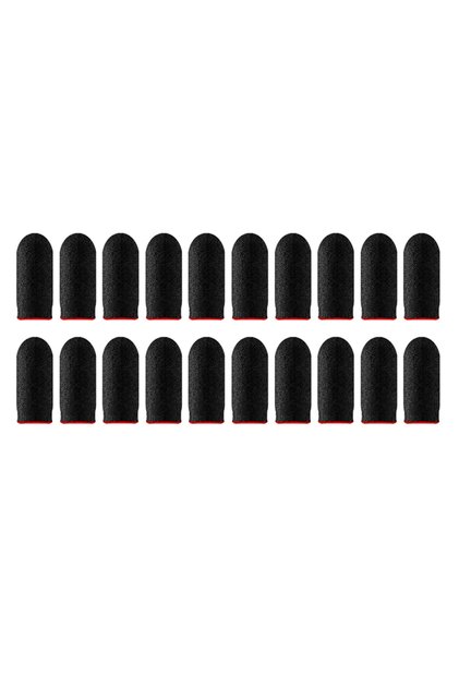 20PCS Red 20/40 pcs Finger Sleeve For PUBG Mobile Game Finger Cover Breathable Game Controller Touch