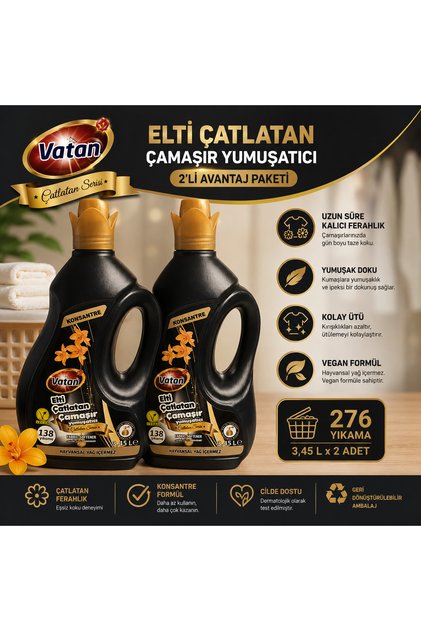 ELTİ ÇATLATAN YUMUŞATICI 3,45 LT x 2