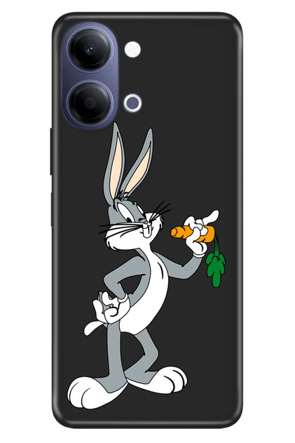 Vivo Y05 (V2556) Kılıf Trendy Silikon Baskılı BugsBunny