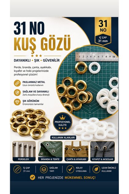 31 no KUŞGÖZÜ 10 adet GOLD