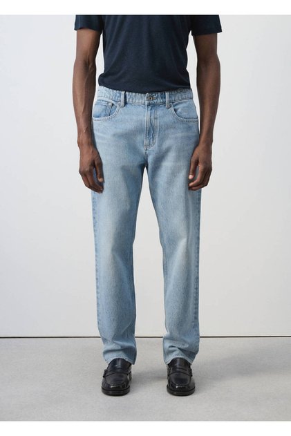Regular kesim Bob jean pantolon