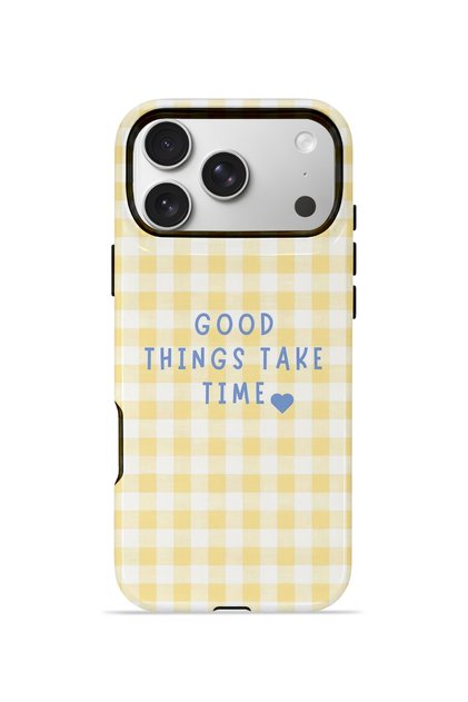 iPhone 17 Pro Max Vorian Double Layer Case Good Things Gingham
