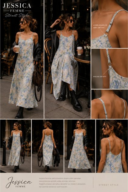Adjustable Strap Detail, Rope Strap Jessica Fabric Dress