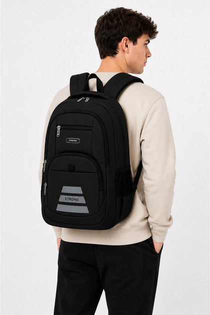Multi-Eye Large Volume Orthopedic High School Middle School Primary School School Bag with Back Support, Daily Backpack