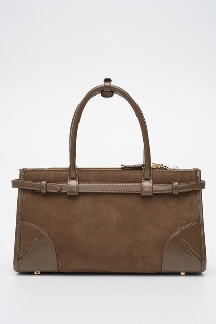 Women's Handbag Suede Mink Sly470