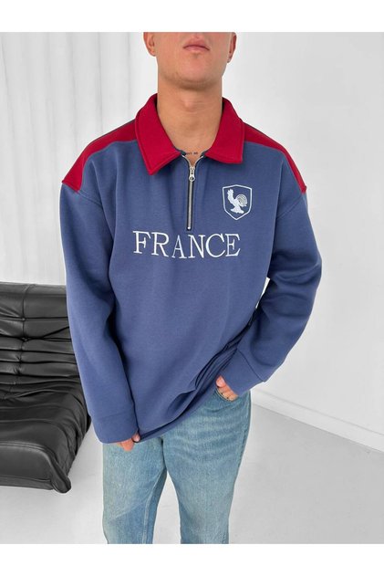 FRANSA NAKIŞLI PREMIUM OVERSIZE SWEATSHIRT