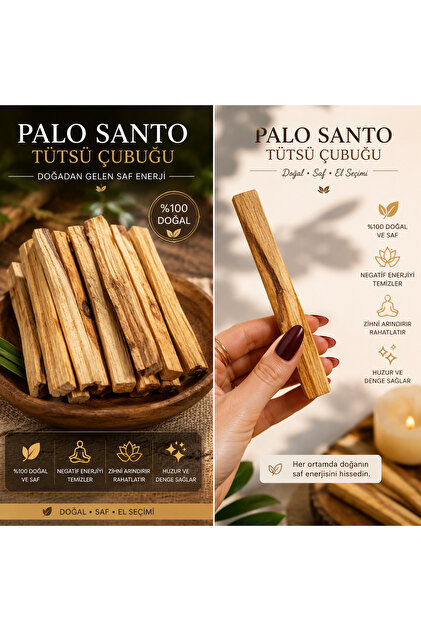 Palo Santo Doğal Tütsü Çubuğu – Tekli | Doğal
