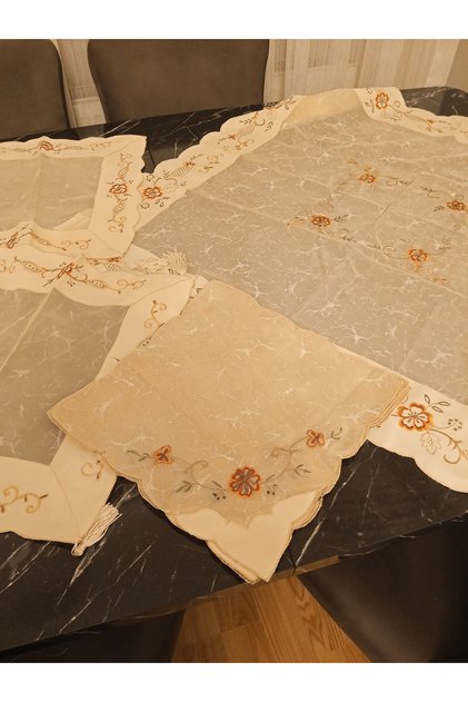 16 parça salon takımı salon örtüsü