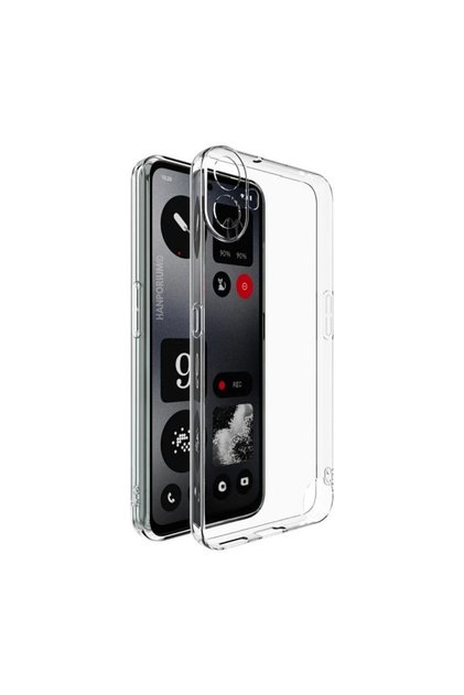 Cmf Phone 1 Compatible Silicone Case - Pastel Color Tone Flexible Cover with Camera Protection - Transparent