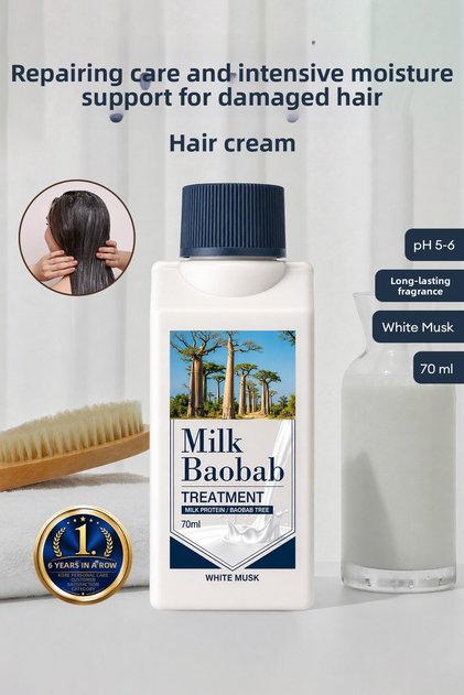 Moisturizing Conditioner for Repairing Damaged Hair Original Treatment (White Musk) 70ml