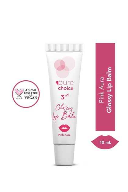 Pink Aura Glossy Lip Balm – Moisturizing, Repairing, and Shining | Ceramide Np + Squalane + Vitamin E
