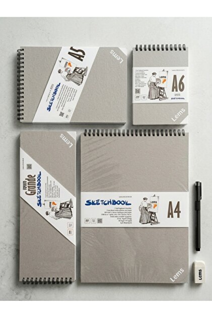 Lemsstudio Experto 200gr 4lü Set A5-a4-a6-grande (SKETCHBOOK