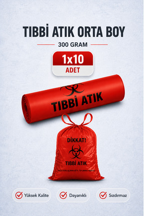 Florex Orta Boy Tıbbi Atık Çöp Poşeti 55 X 60 Cm 1 Rulo - Fiyatı