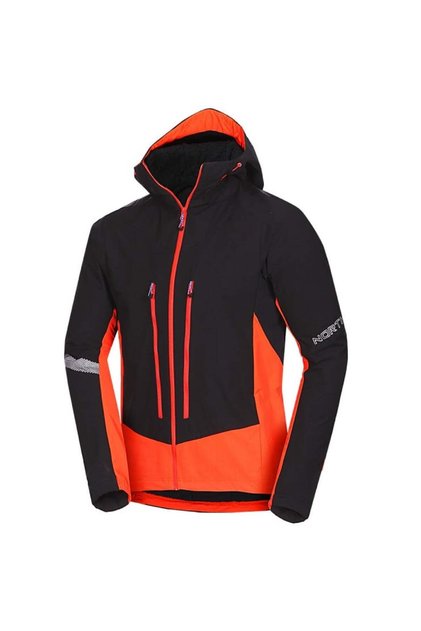Jacheta schi barbati Polartec Alpha Direct 2L Sokolec-Negru/Portocaliu-S