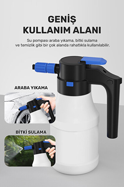 CONOCER Şarjlı Araç Yıkama Köpük Püskürtücü 1.5L Elektrikli