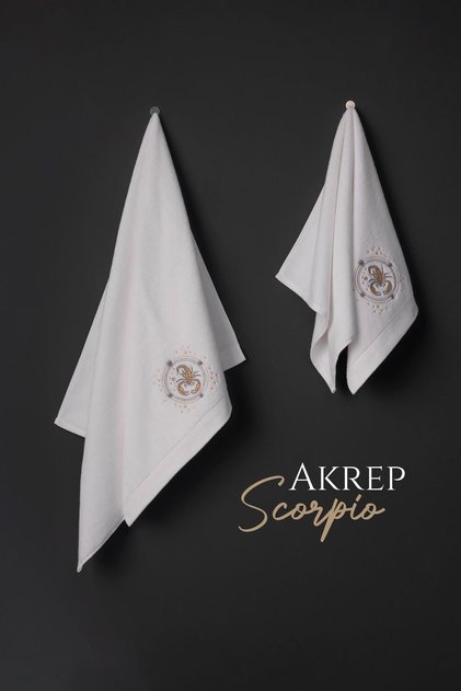 Luxury Microcotton Zodiac Embroidered Towel Set – Soft & Durable