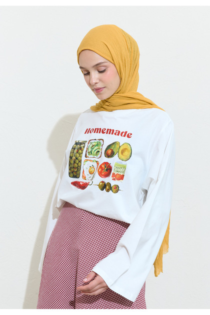 Pamuklu Keten Şal Honeycomb