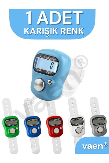 1 Adet Zikirmatik Digital Sayaç Tesbih