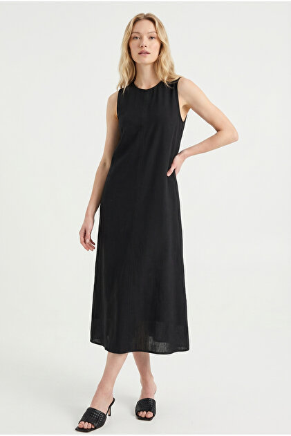 masha linen dress Reformation Masha Linen Dress - Sundried Tomato