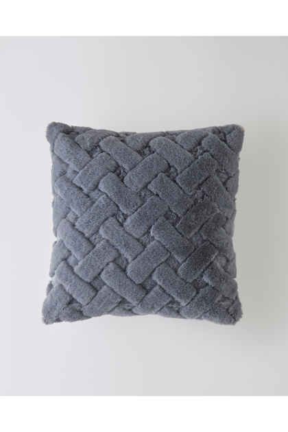 Peggy Throw Pillow Cover 45X45 cm Gray