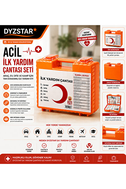 Genel Markalar METROPOL SUPER-BAG ASR-5015 Büyük İlk Yardım Seti