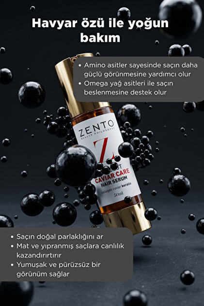 ZENTO Absolute Cavıar Care Haır Havyar Bakım Serum 50 ml - Fiyatı