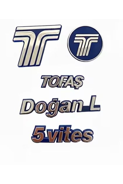 Tofaş Doğan L 5 Gears 1.6.i.e Shutter Luggage Rigging and Lettering Set