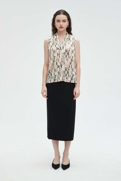 Women's Short Printed cut Blouse