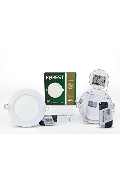 Forest 6W LED Panel Spot Sıva Altı 540 Lümen Driver Dahil Gömme