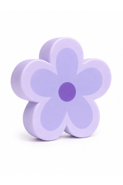 Purple Flower Handle - Diameter 6 cm Baby Girl Child Teenager Room Cabinet Drawer Furniture Handle Floral Handles