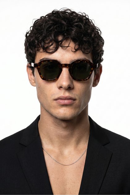 Valeno Tortoise Green Men's Sunglasses