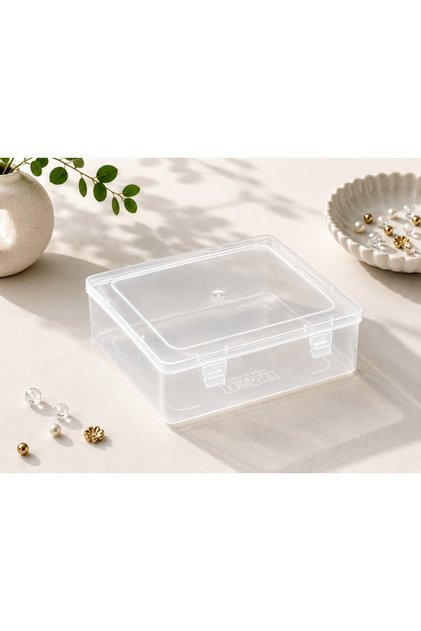P-SERİSİ PB-1 ŞEFFAF PLASTİK BÜYÜK KUTU ( 22.5X20.5X7.5 CM )