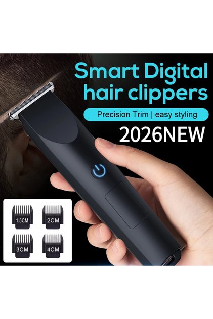 black 2026New Electric Hair Clipper Hair Trimmer for Men Body Groomer & Pubic Waterproof Hair Trimme