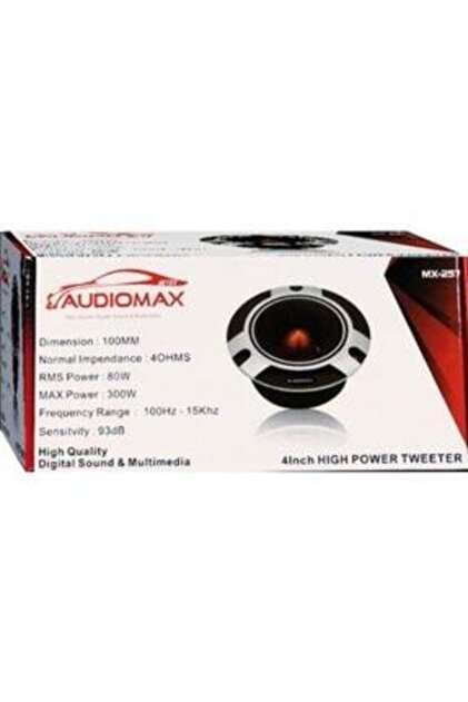 Audiomax Mx-257 10 Cm 600 Watt Dome Tweeter Xv Sound - Fiyatı