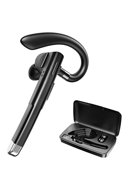 Casca Bluetooth 5.1 Profesionala, Handsfree, Eliminare Zgomot, Control Volum si Muzica, Sunet HD, 2
