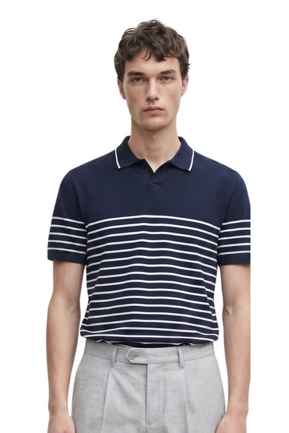 Premium Men's Knitwear Polo T-Shirt Emiliano