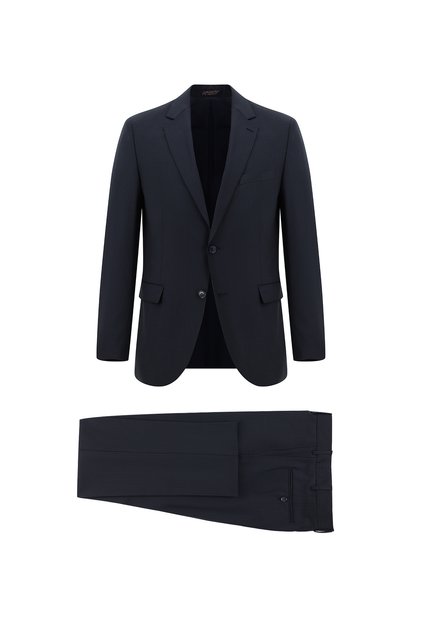 6 Drop Regular Fit Standard Cut Wool Striped Suit
