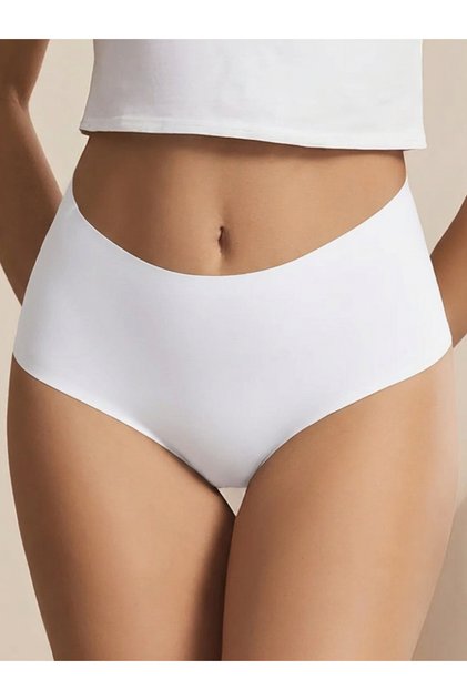 Polfa Laser Panties with Slimming Effect, Non-Slip Slip Corset, White Color