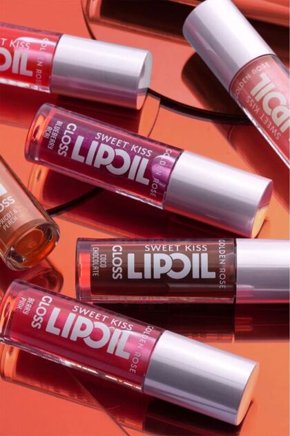 Golden Rose Sweet Kiss Lip Oil Gloss -06 - Coco Chocolate- Dudak