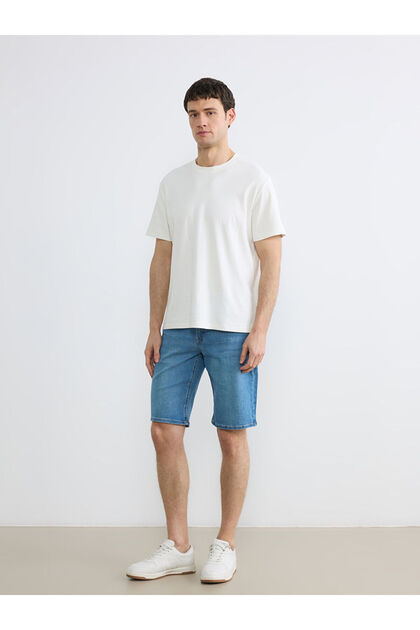 Regular Fit Men's Jean Shorts (S6)
