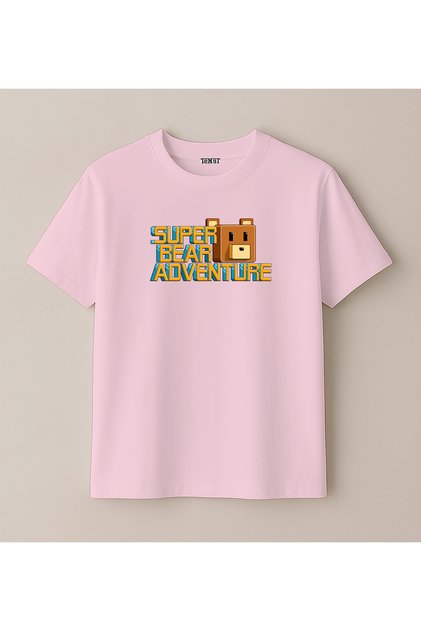 Super Bear Adventure Printed Children's T-Shirt (4-13 Years) - Kids Tshirt