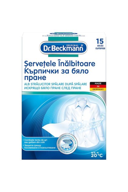 Servetele inalbitoare, Dr.Beckmann, 15buc