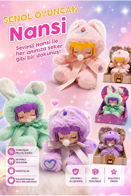 Nansi Sevimli Peluş Bebek