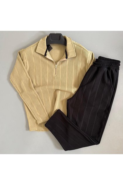 MEN'S OTTOMAN FABRIC TOP AND BOTTOM SET