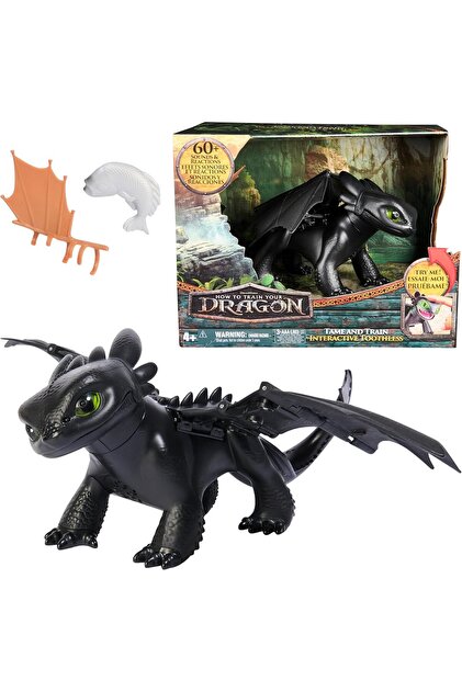Sesli ve Işıklı Ejderhanı Nasıl Eğitirsin İnteraktif Toothless Dişsiz Figür