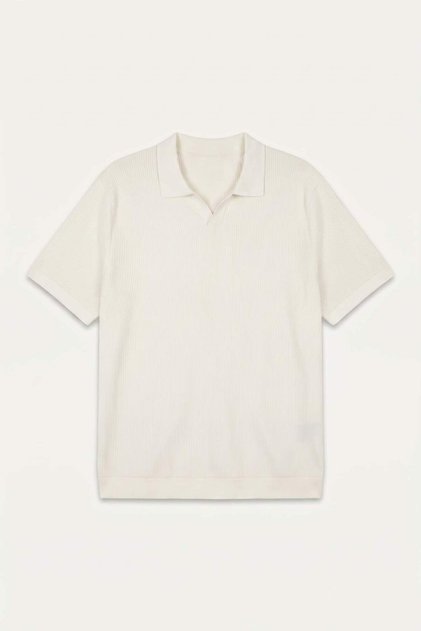 Baumwoll-Polo-T-Shirt mit normaler Passform und kurzen Ärmeln in Übergröße H2118AX26SP