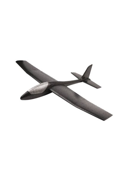 Avion zburător tip planor din polistiren, 83 cm, negru