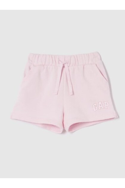 Gap Baby Girl Logo Pull-On French Terry Shorts 1-5 Years Pink