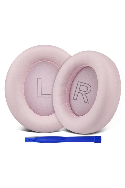 Soundcore Q20 /Q20+/Q20i/Q20BT Life 2 ile Uyumlu Suni Deri Kulaklık Pedi Kulaklık Süngeri + Takma Aparatı SET